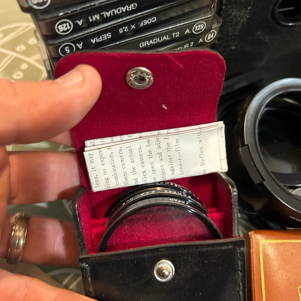 Vintage Black Lens Adapter plus tons of‎ extras